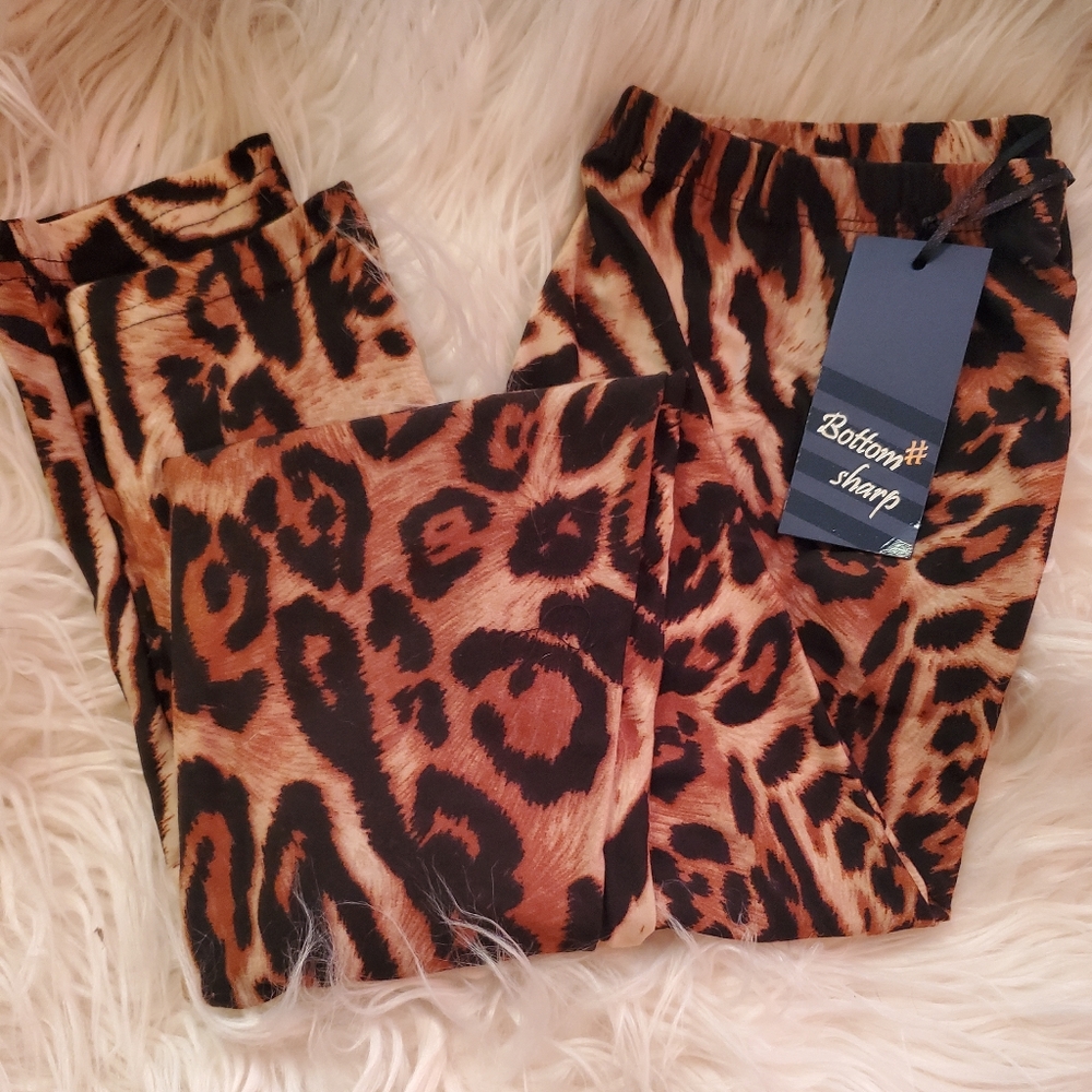 NWT leopard full length leggings